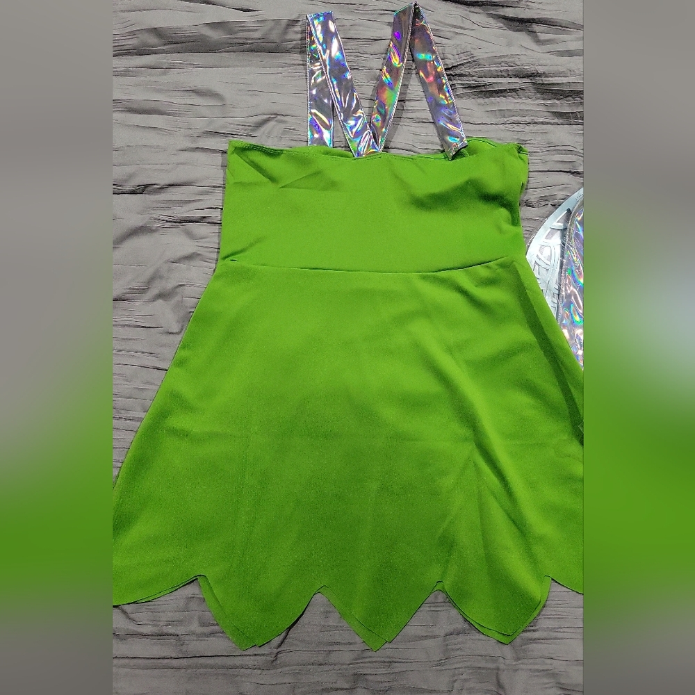 Tinker Bell Large 12-14 Spirit Halloween Costume Disney NWT - Picture 6 of 10